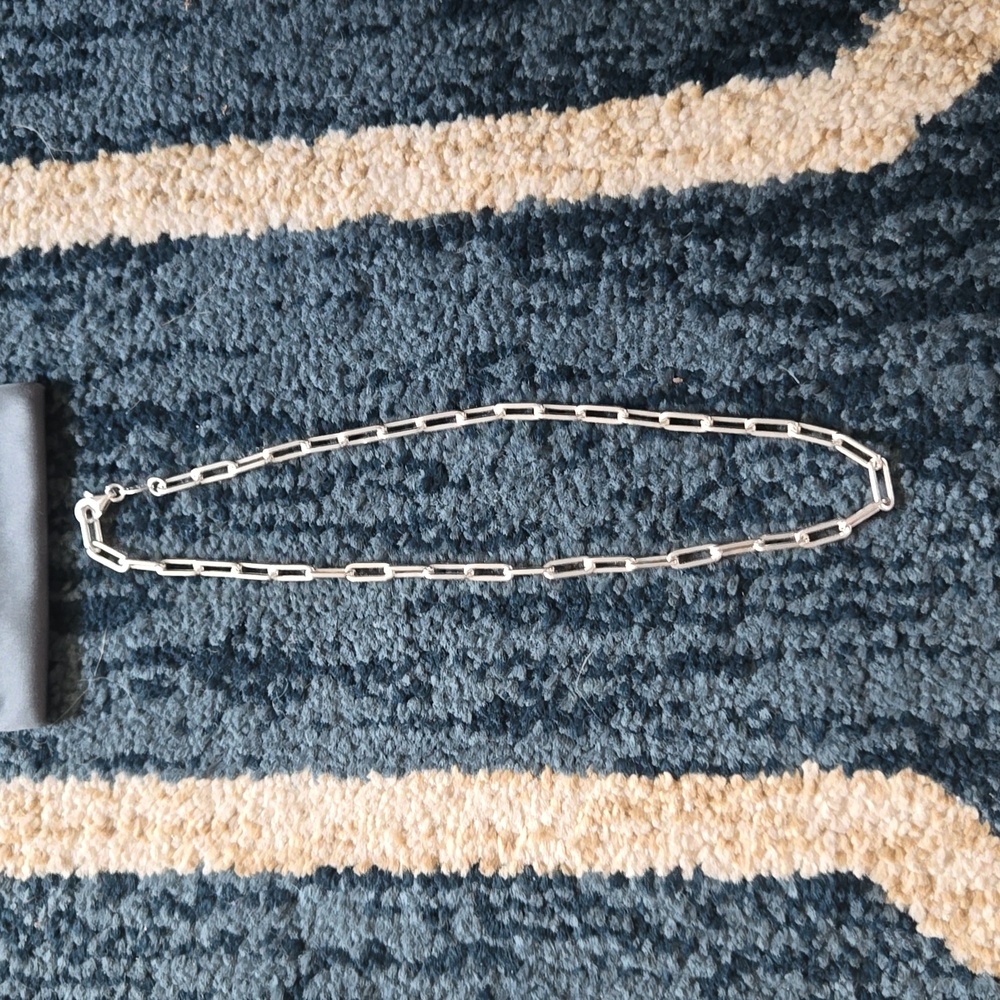 5.3 mm Sterling Silver LOLA Paperclip chain neclace